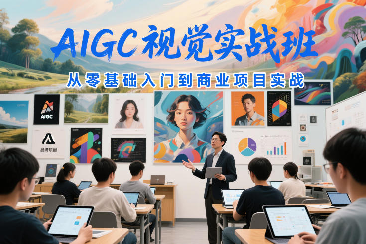 AIGC视觉实战班,从零基础入门到商业项目实战-智云网