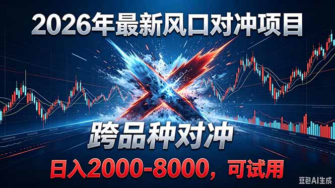 2026创业新风口！最新对冲！跨品种对冲！日收益2000-6000+-智云网