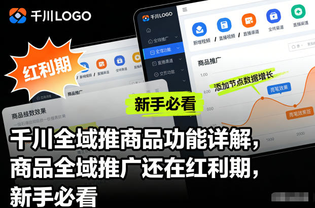 千川全域推商品功能详解,商品全域推广还在红利期,新手必看-智云网