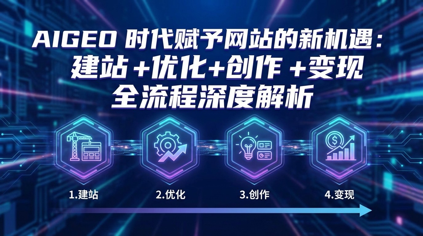 AIGEO+时代赋予网站的新机遇：建站+优化+创作+变现+全流程深度解析-智云网