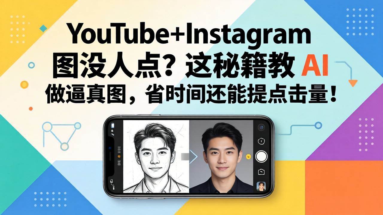 (17911期)YouTube+Instagram 图没人点?这秘籍教 AI 做逼真图,省时间还能提点击量-智云网