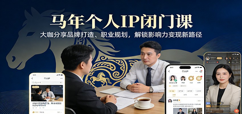 马年个人IP闭门课，大咖分享品牌打造、职业规划，解锁影响力变现新路径-智云网