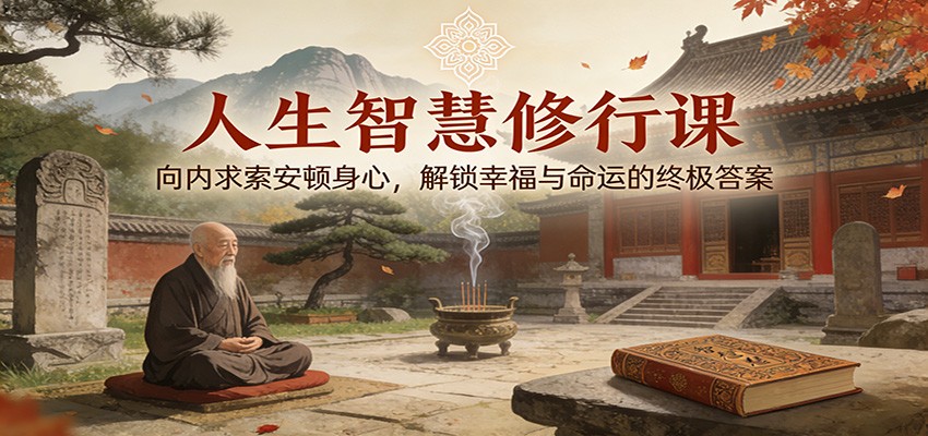 人生智慧修行课:向内求索安顿身心,解锁幸福与命运的终极答案-智云网
