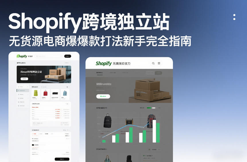 Shopify跨境独立站无货源电商爆款打法新手完全指南-智云网