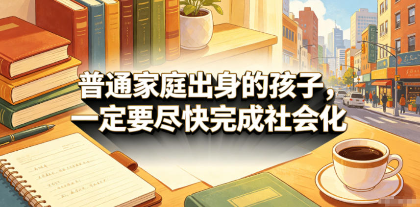 付费文章:普通家庭出身的孩子,一定要尽快完成社会化-智云网
