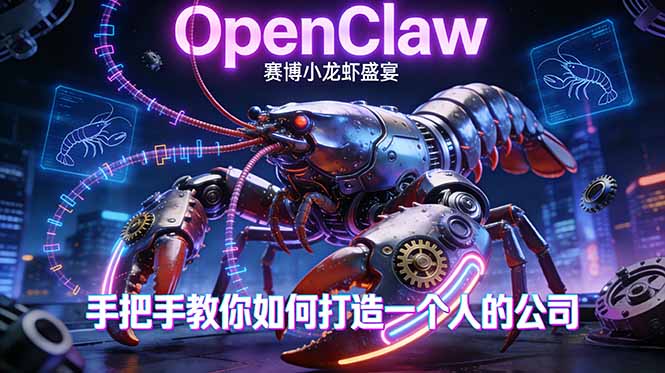 OpenClaw，小龙虾-从产品到爆款的成长之路，手把手教你如何打造一个人的公司-智云网