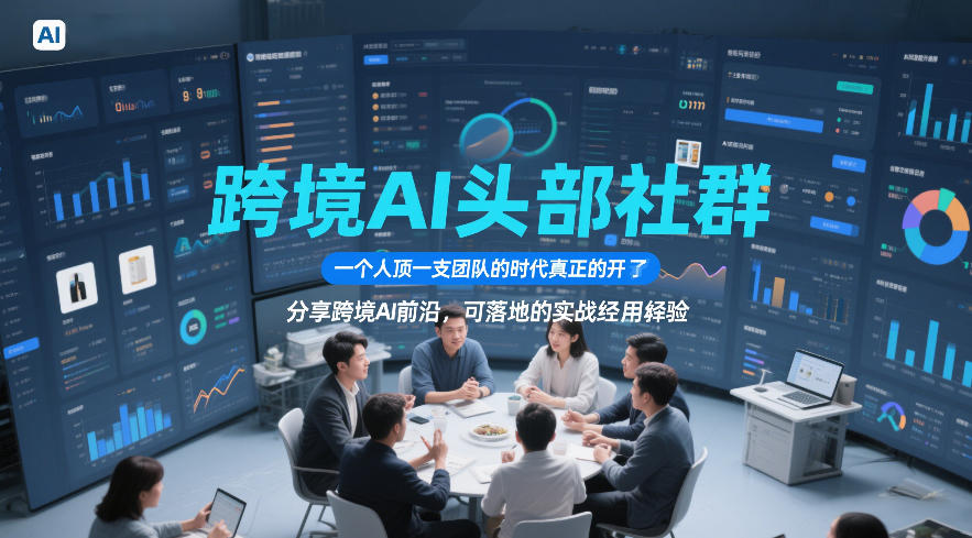 跨境AI头部社群,一个人顶一支团队的时代真正的开始了,分享跨境AI前沿,可落地的实战经验(更新6月19日)-智云网