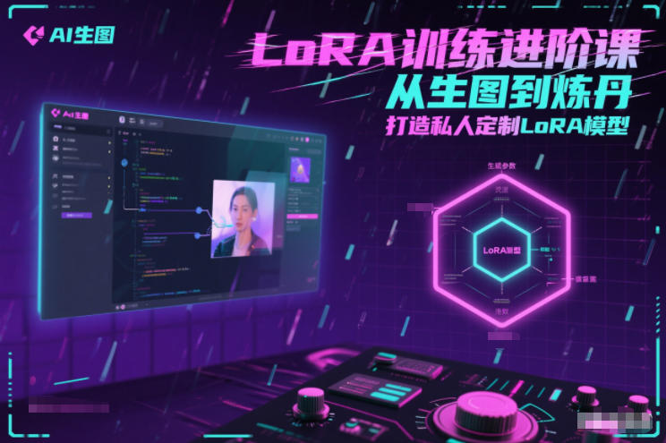 LoRA训练进阶课，从生图到炼丹，打造私人定制LoRA模型-智云网