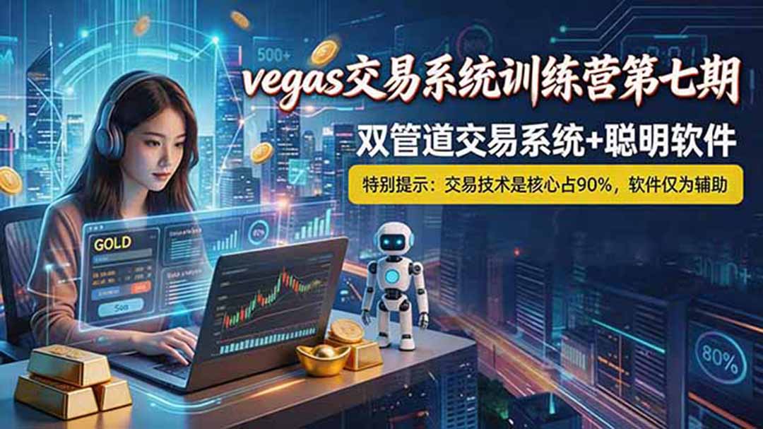 【海外美金AI搬砖】Vegas交易技术+聪明软件, 黄金期货日赚50-1000U, 长期稳定,小白轻松上手-智云网
