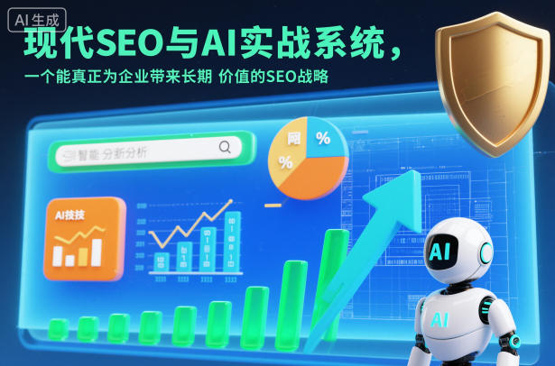 现代SEO与AI实战系统，一个能真正为企业带来长期价值的SEO战略（英语+中文字幕）-智云网