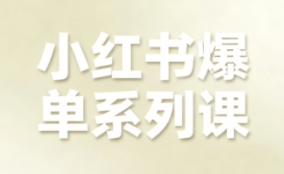 小红书爆单系列课,聚焦小红书电商全链路增长(更新)-智云网