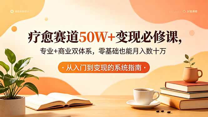 （18523期）疗愈赛道50W+变现必修课，专业+商业双体系，零基础也能月入数十万-智云网