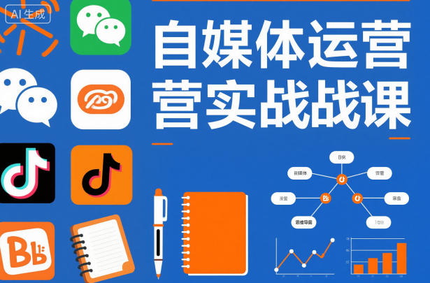 自媒体运营实战课，掌握一套系统的自媒体运营底层方法论，成为优秀的内容创作者-智云网