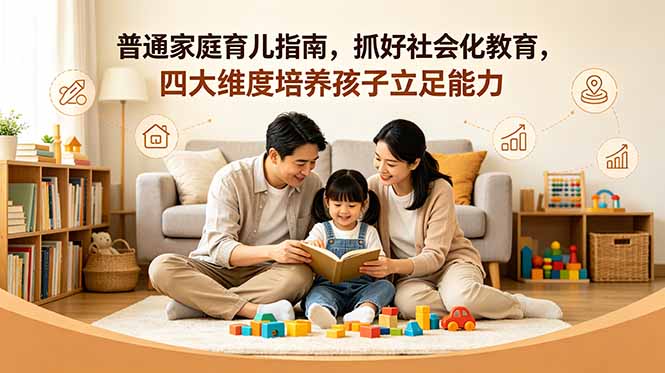 付费文章：普通家庭育儿指南，抓好社会化教育，四大维度培养孩子立足能力-智云网