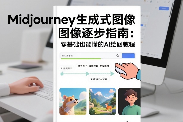 Midjourney生成式图像逐步指南：零基础也能懂的AI绘图教程-智云网