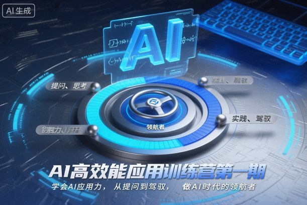 AI高效能应用训练营第一期，学会AI应用力，从提问到驾驭，做AI时代的领航者（更新）-智云网